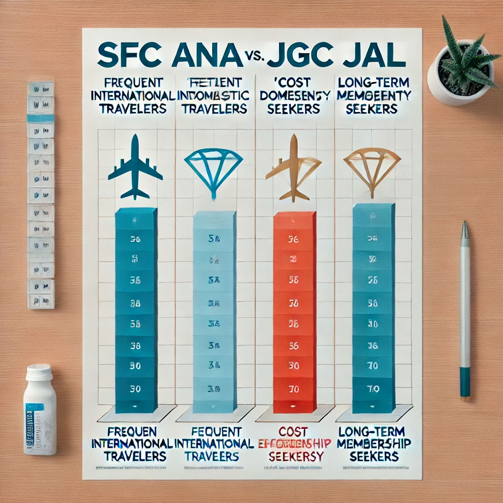 SFC vs JGC 向いている人の比較